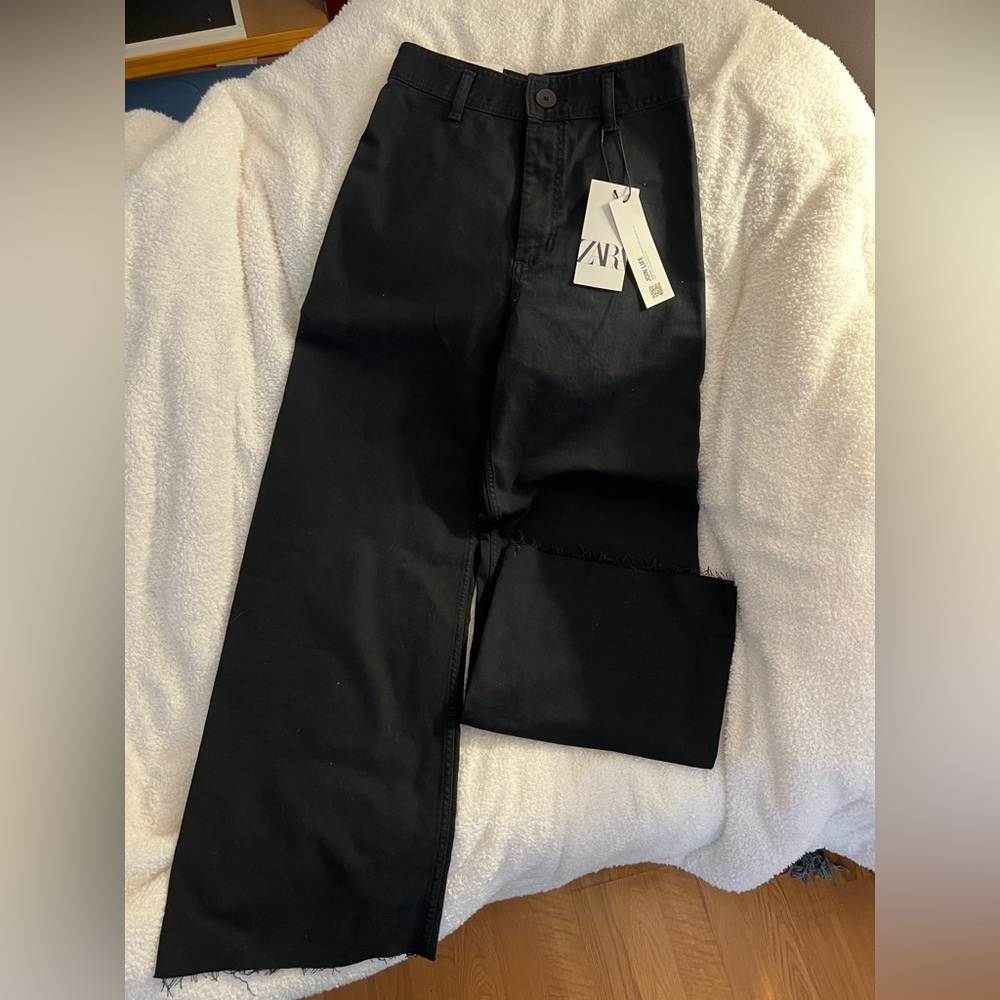 BNWT Zara Marine Straight Leg Pants